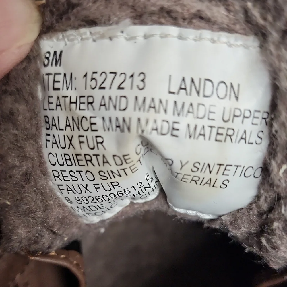 Weatherproof Brown Winter Boots waterproof sz 8